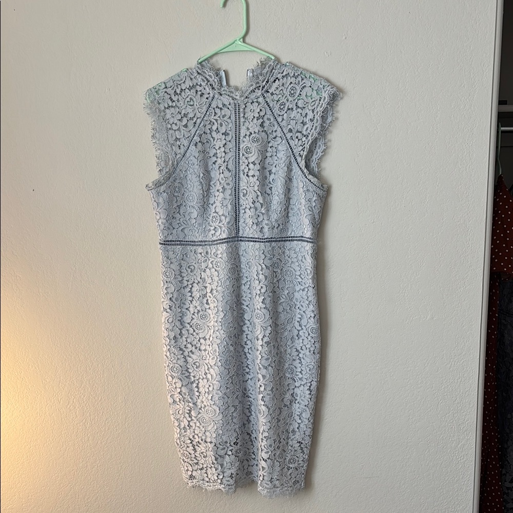 Blue Sleeveless Sheath Dress for Wedding Guests